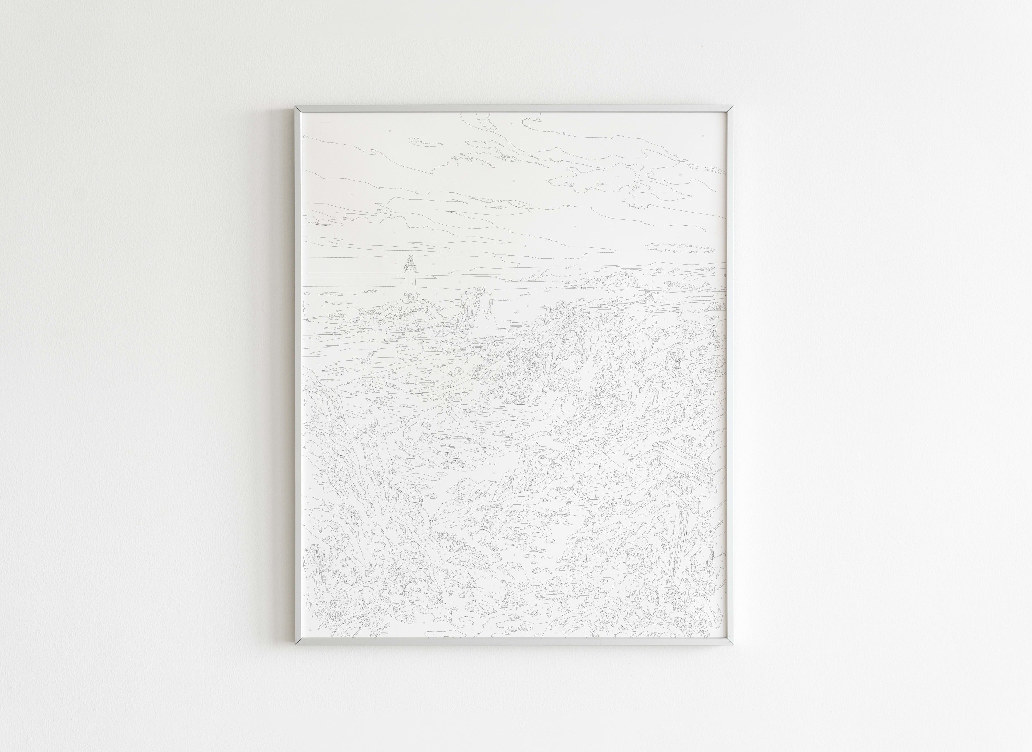 Peinture par Numéros Nature - Pointe du Raz Bretonne - Avant