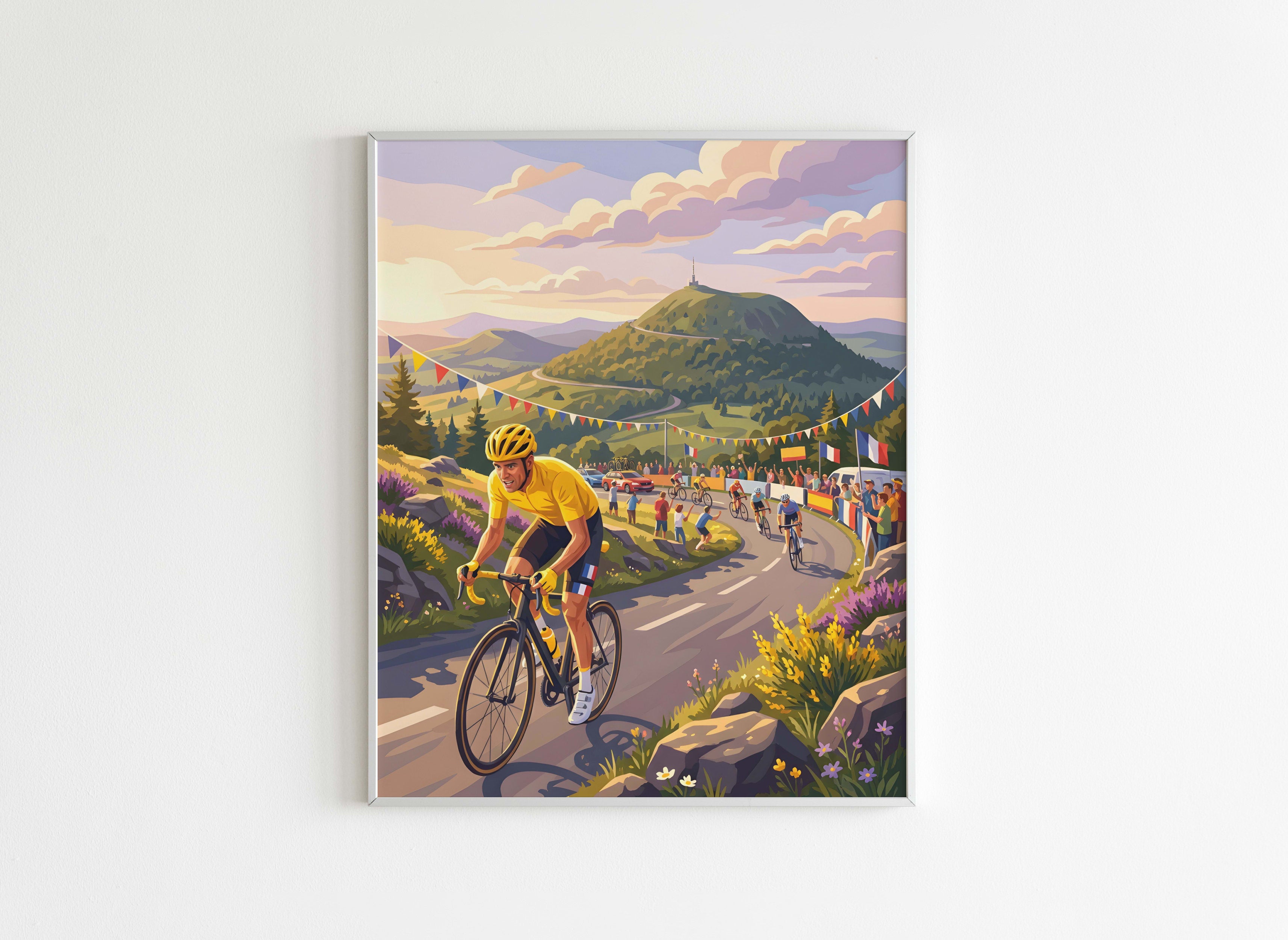 Peinture par Numéros Nature - Tour de France Puy de Dôme - Après