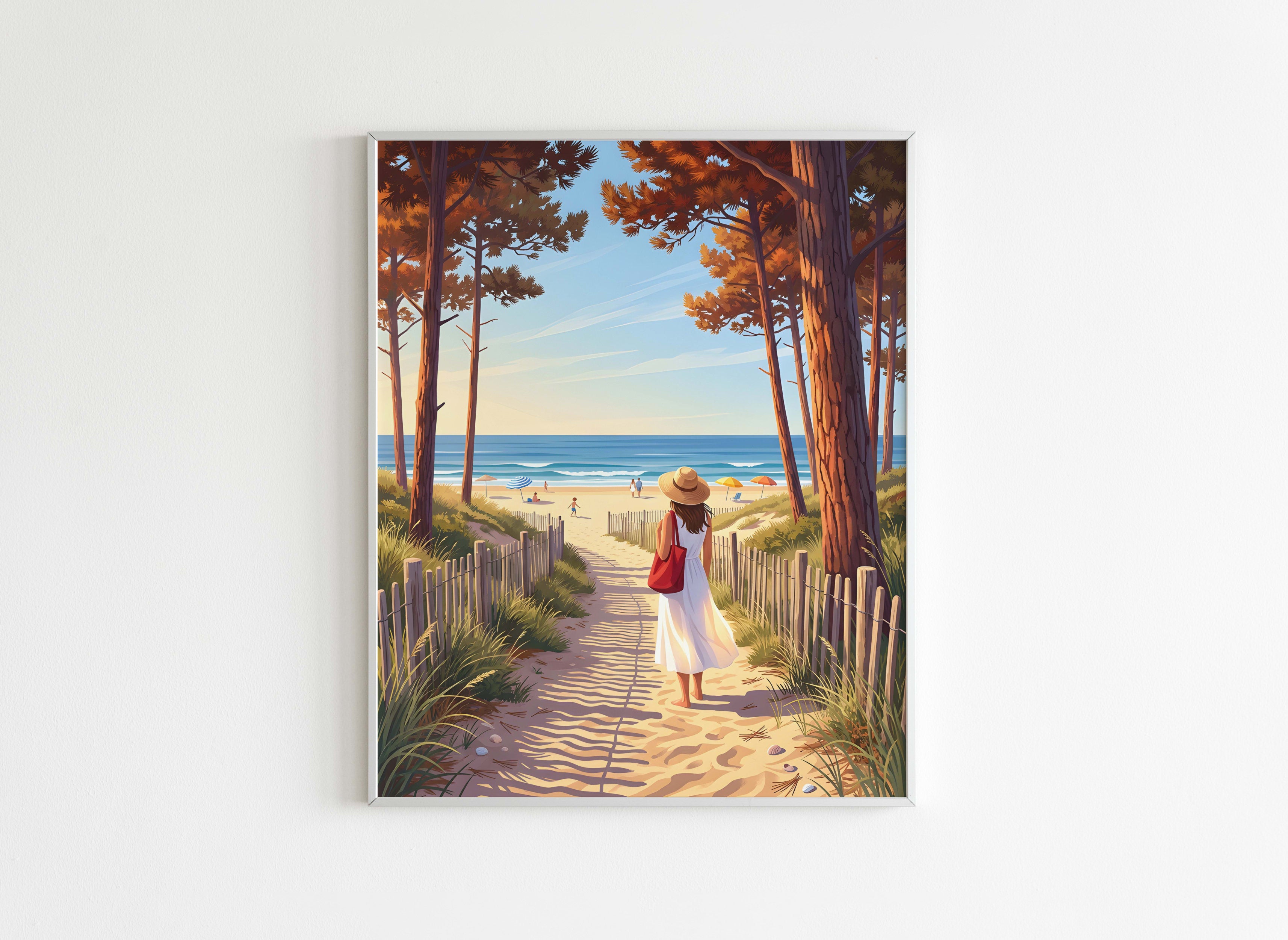 Peinture par Numéros Nature - Été à la Plage Océan - Après