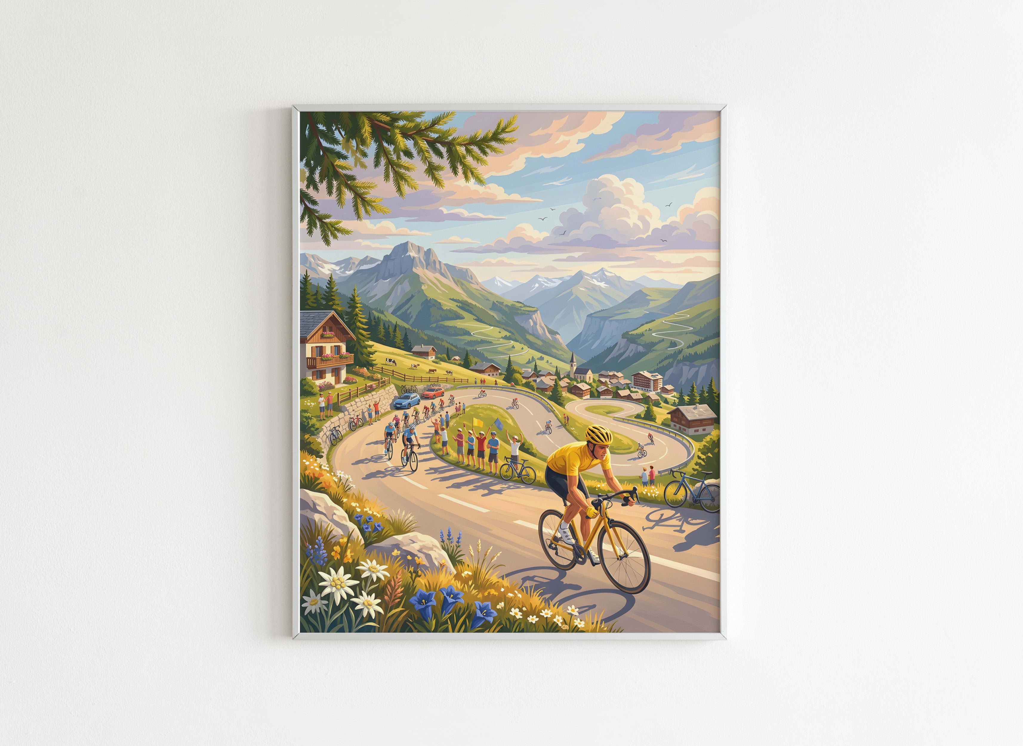 Peinture par Numéros Nature - Tour de France Alpe d’Huez - Après
