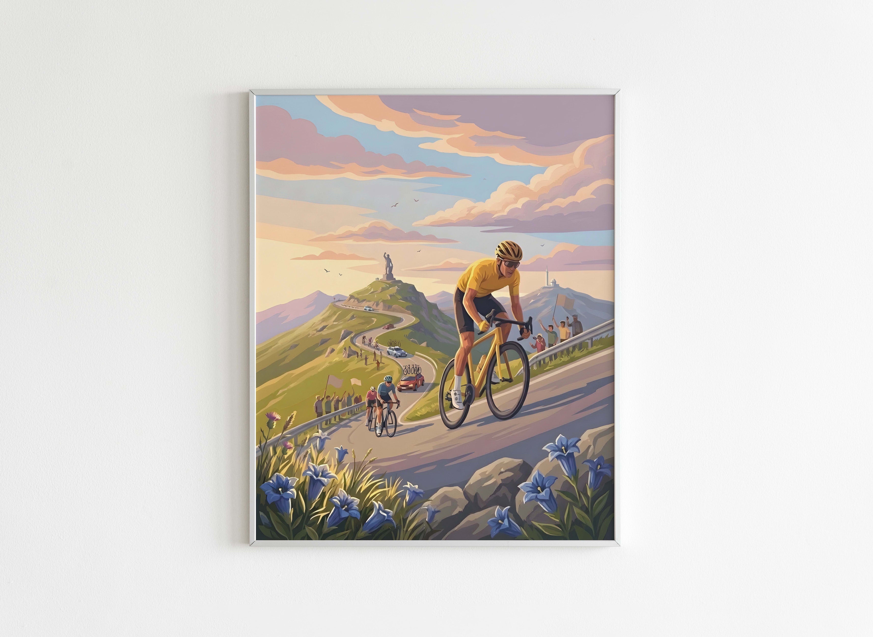 Peinture par Numéros Nature - Tour de France Col du Tourmalet - Après