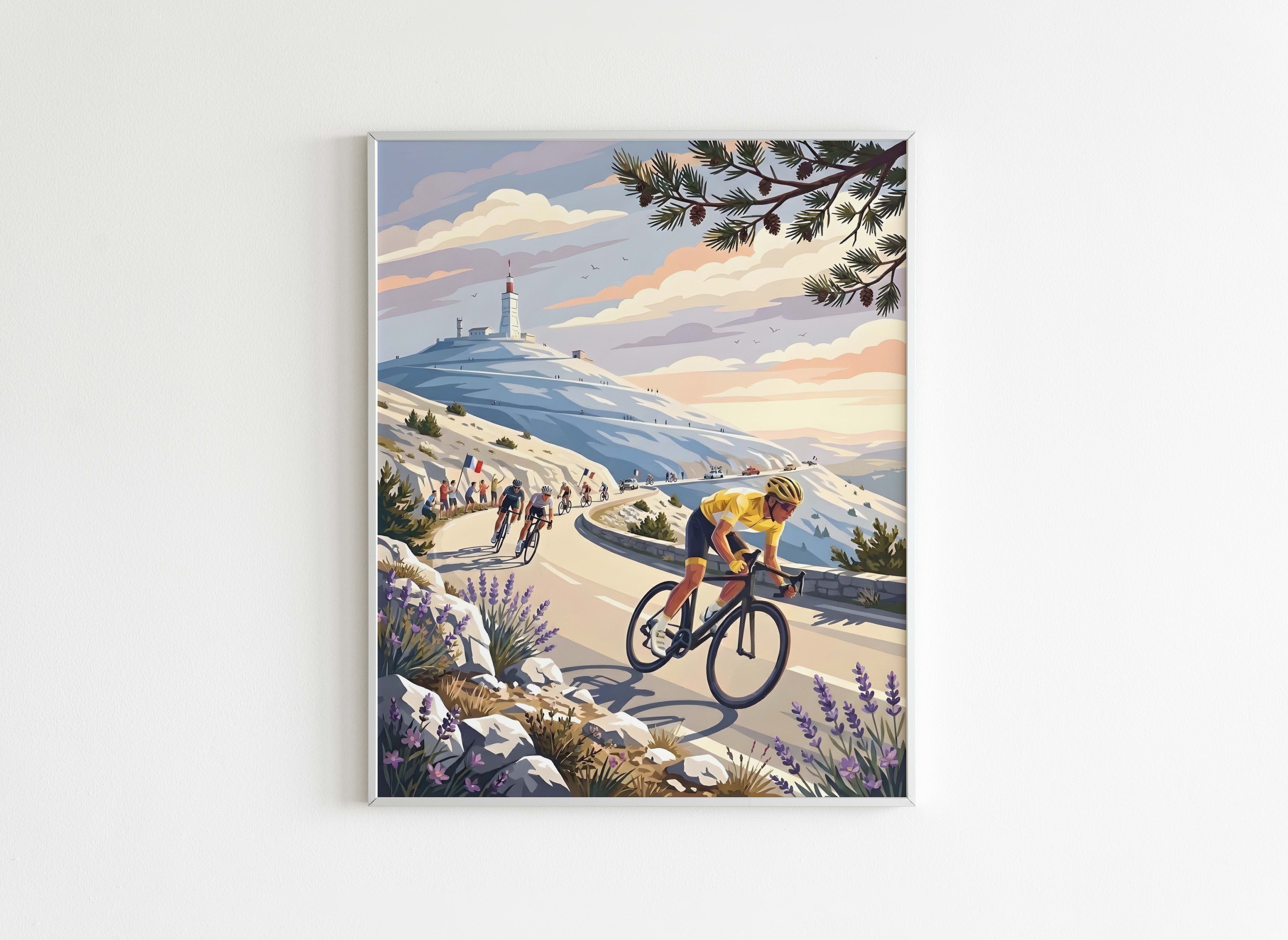 Peinture par Numéros Nature - Tour de France Mont Ventoux - Après