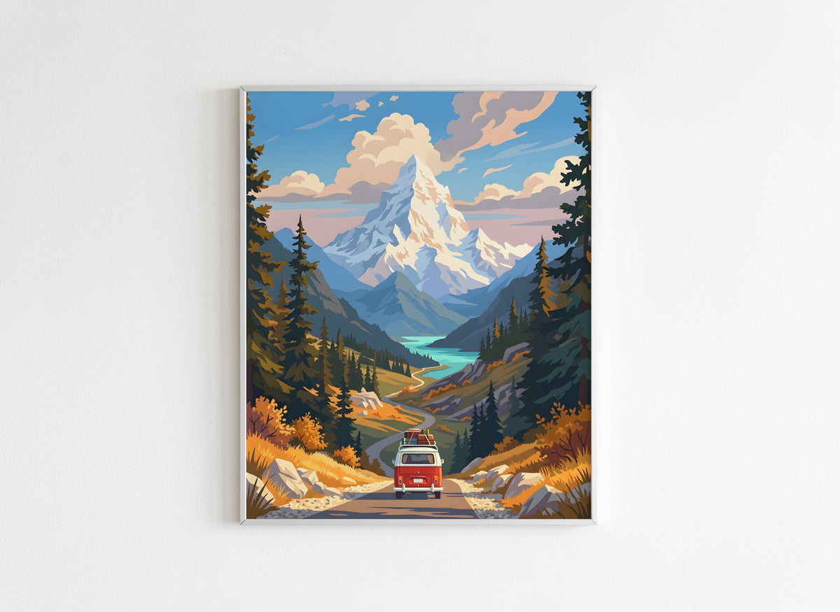 Peinture par Numéros Nature - Échappée en Montagne - Après