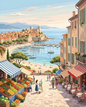 Peinture par Numéros Côte d'Azure
