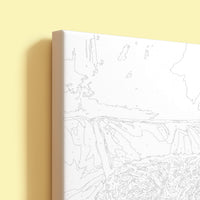 Peinture par Numéros sur Toile Tendue