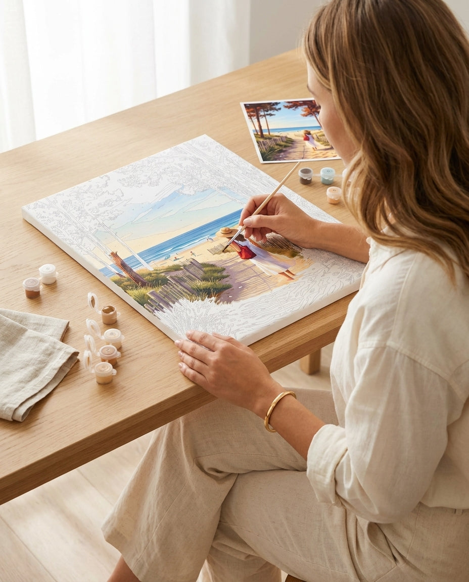 Numeros lisibles sur une toile de Peinture par Numeros Monalulu