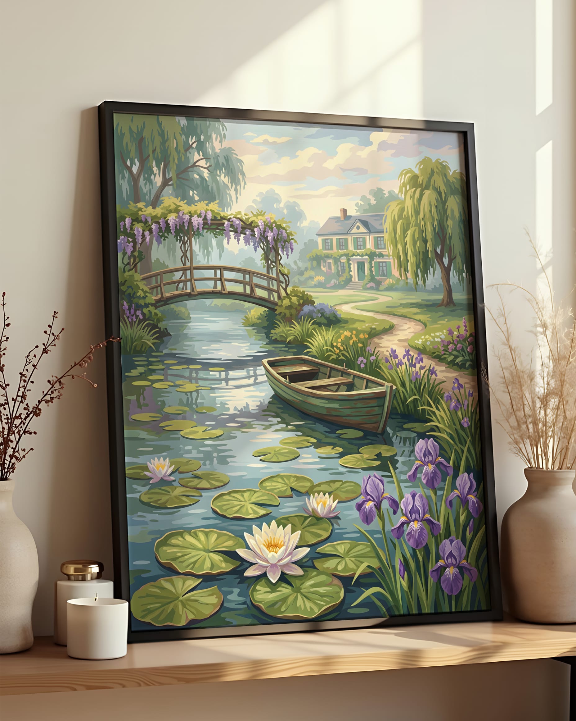 Cadre Peinture par Numéros Nature - Jardins de Giverny