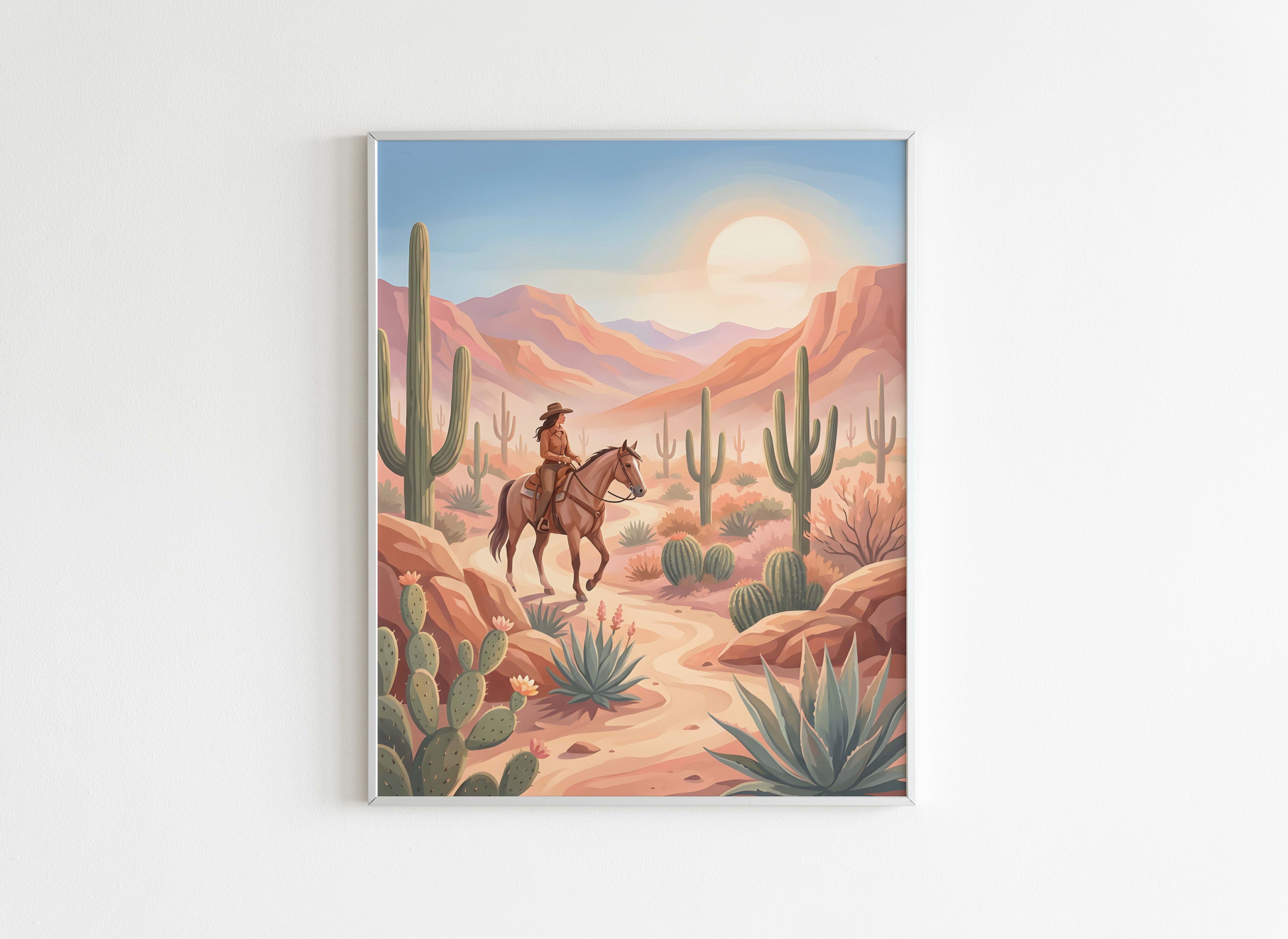 Peinture par Numéros Nature - Aventure Désertique Ouest - Après