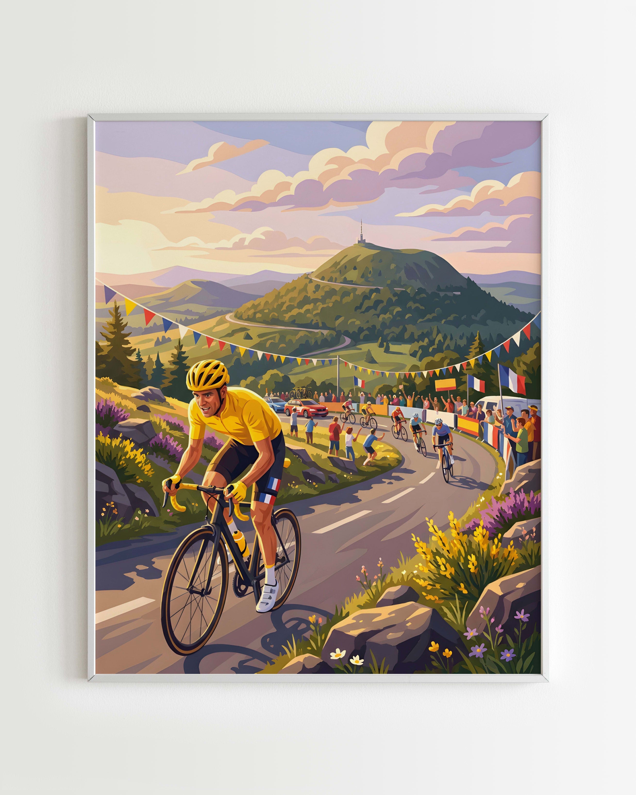 Kit Peinture par Numéros Nature - Tour de France Puy de Dôme