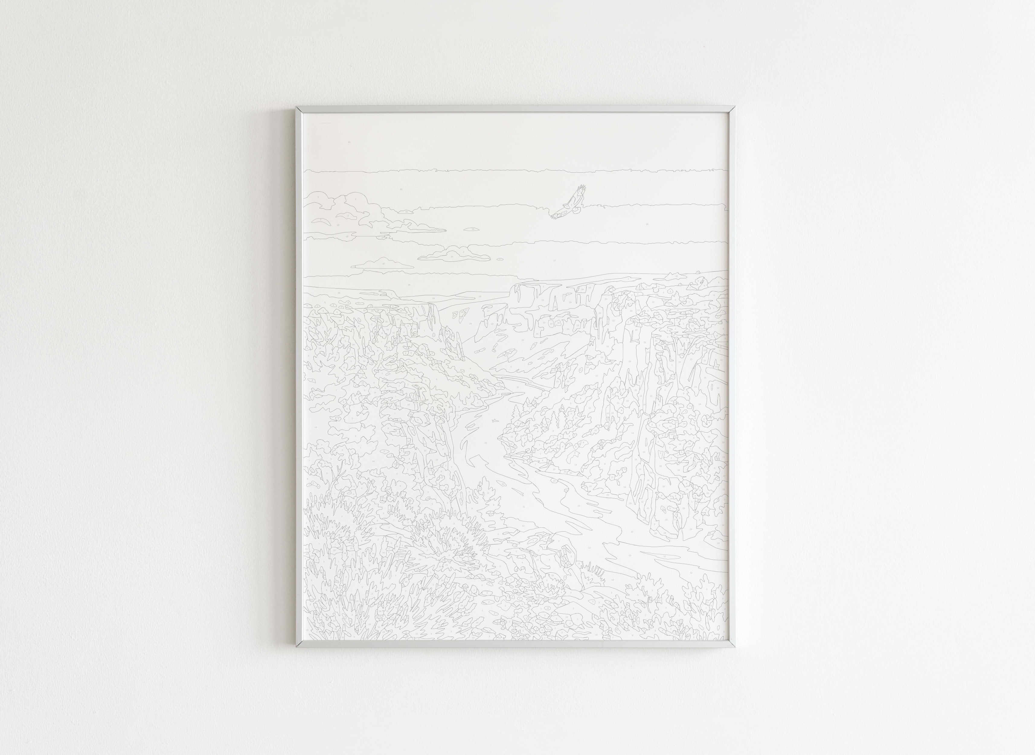 Peinture par Numéros Nature - Gorges du Verdon - Avant