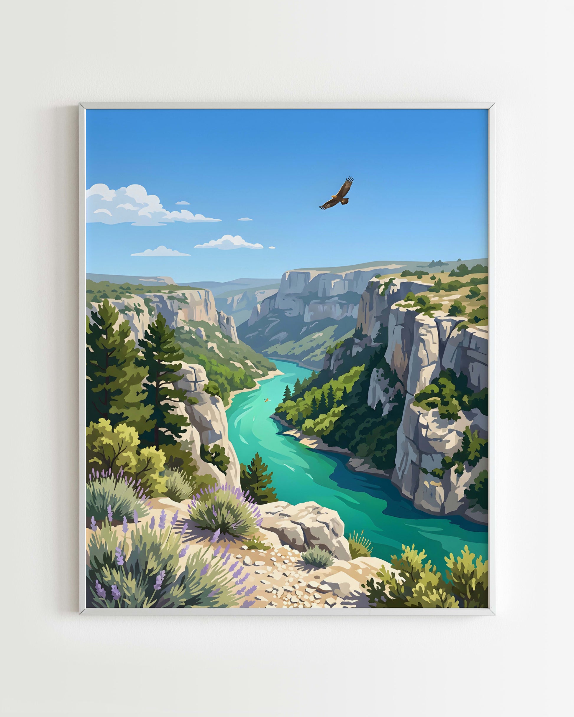 Kit Peinture par Numéros Nature - Gorges du Verdon