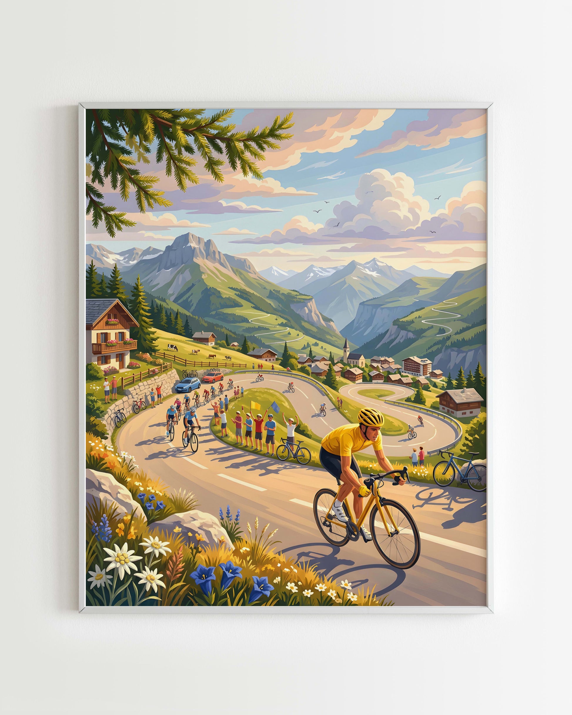 Kit Peinture par Numéros Nature - Tour de France Alpe d’Huez