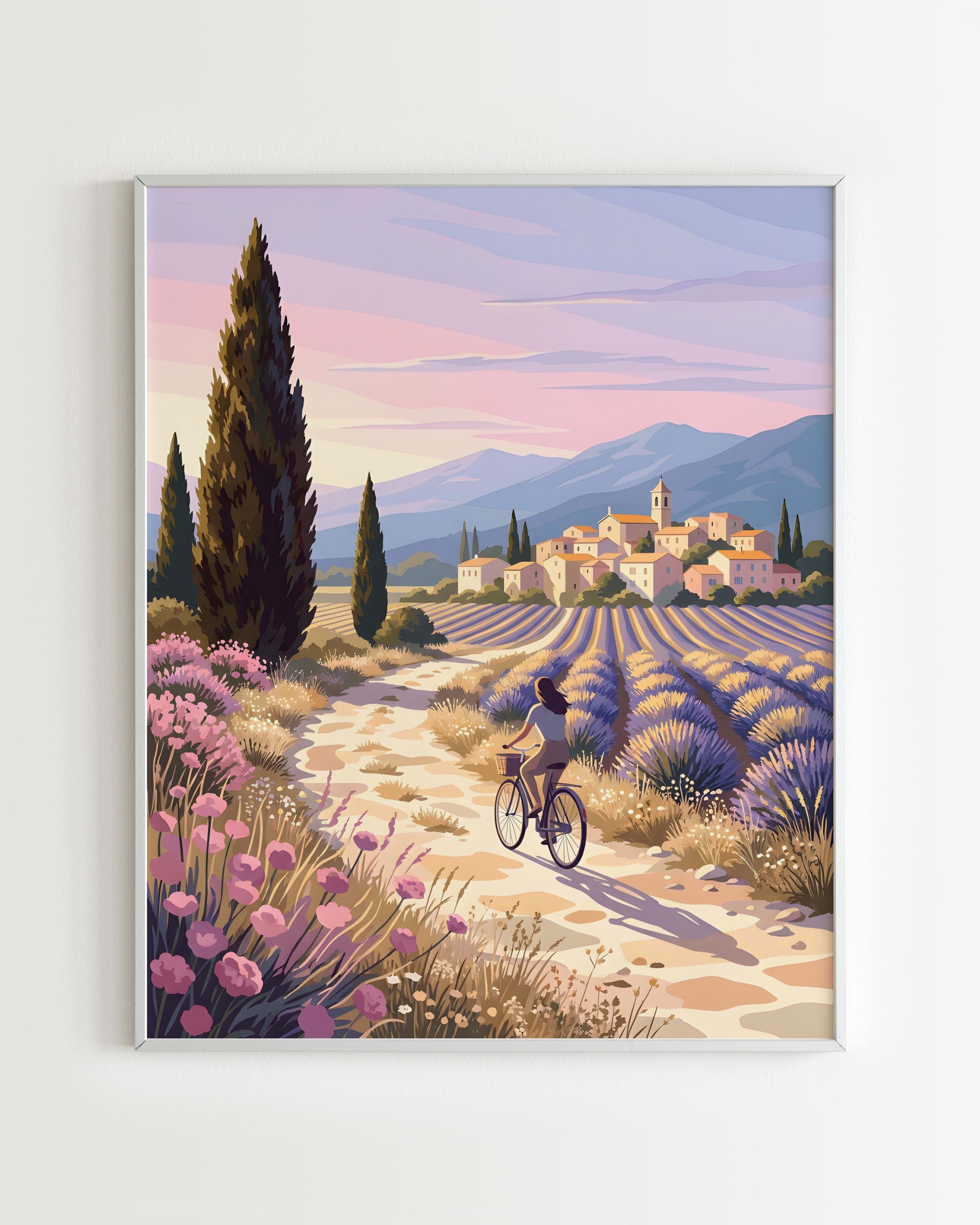 Kit Peinture par Numéros Nature - Paysage Lavande Provence