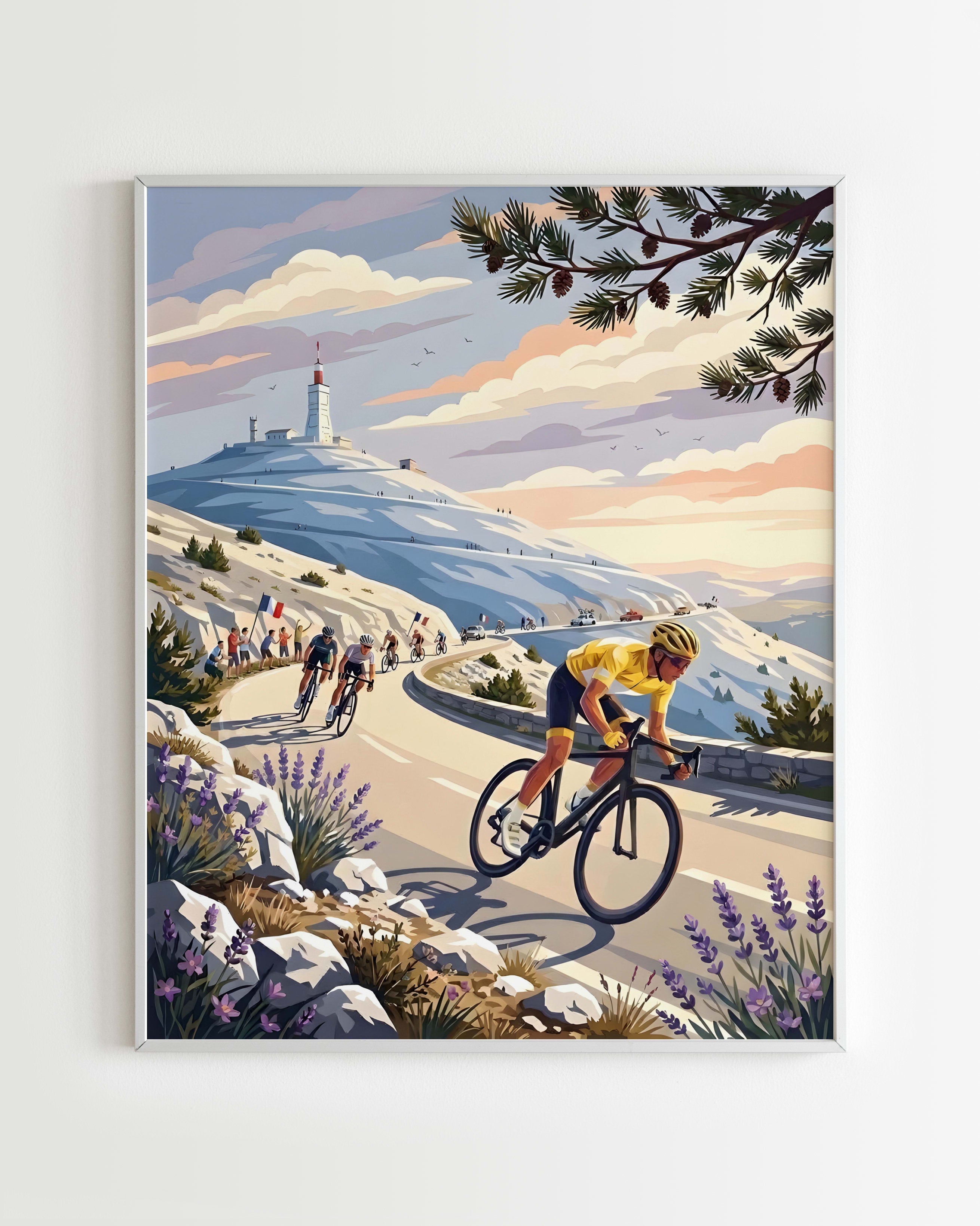Kit Peinture par Numéros Nature - Tour de France Mont Ventoux