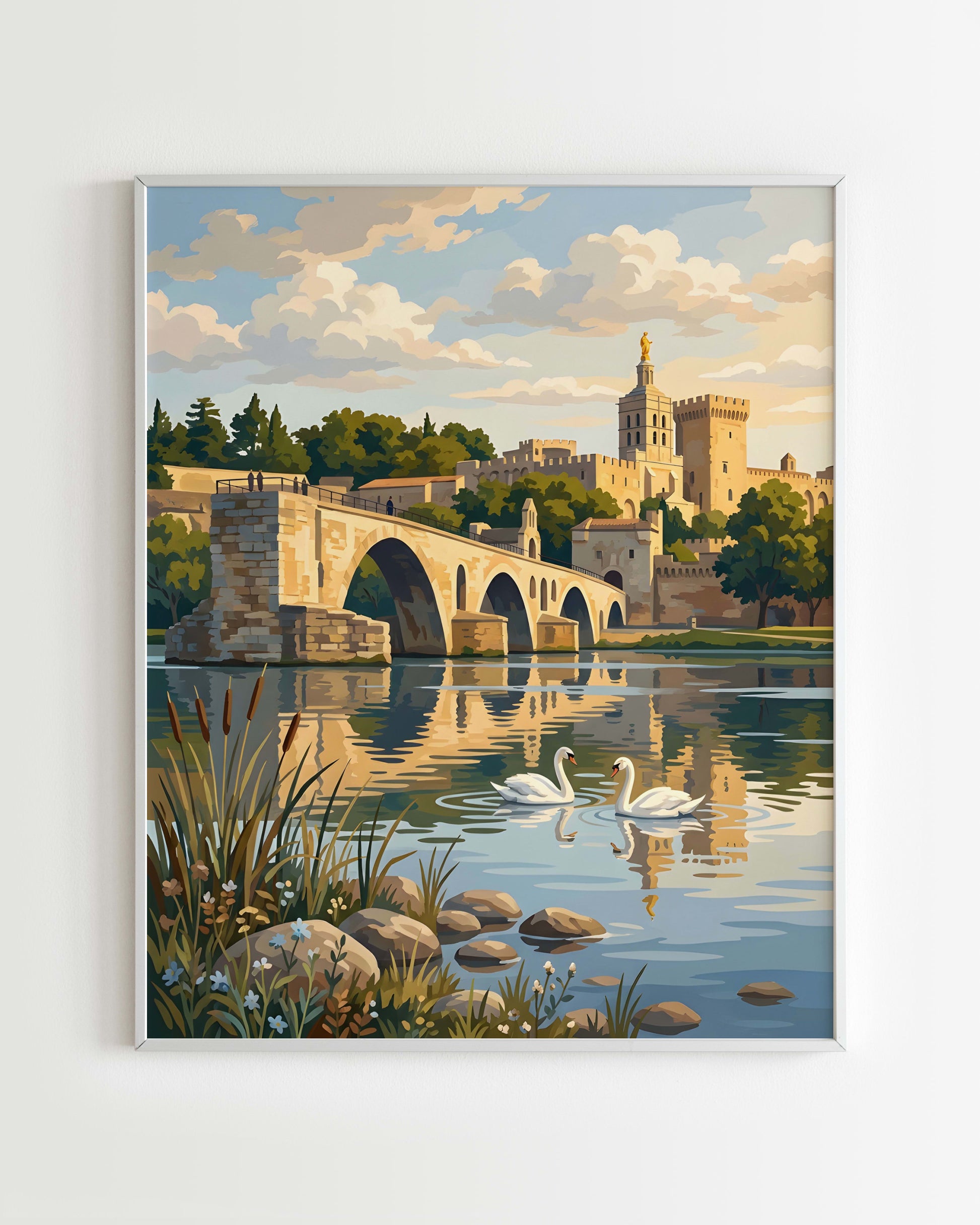 Kit Peinture par Numéros Villes - Pont d'Avignon