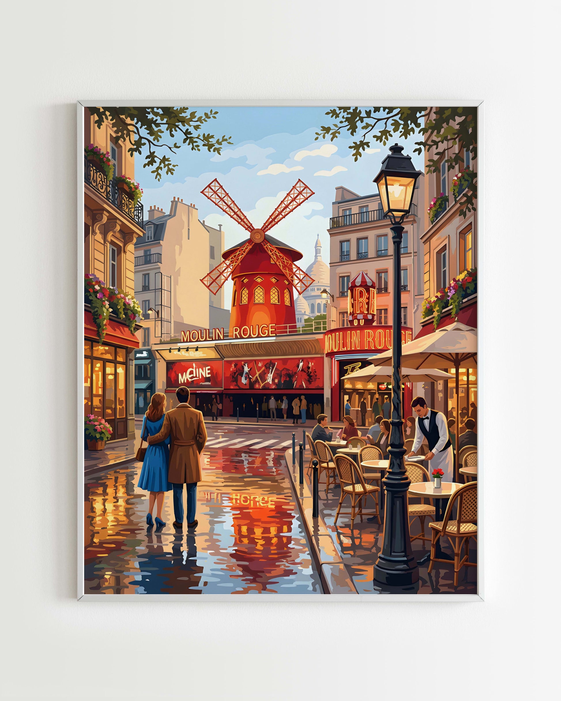 Kit Peinture par Numéros Villes - Moulin Rouge Paris