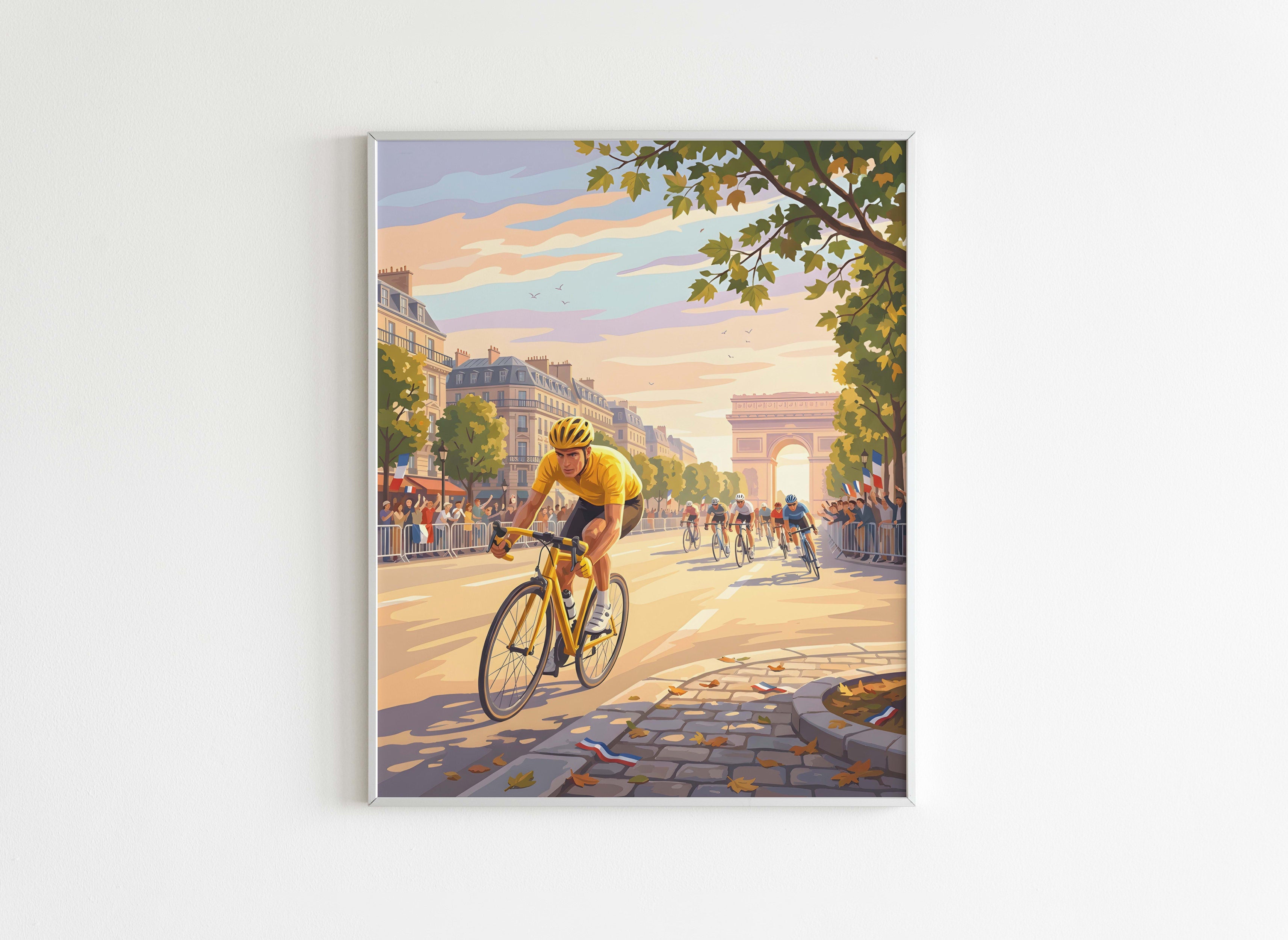 Peinture par Numéros Villes - Tour de France Champs Elysées - Après