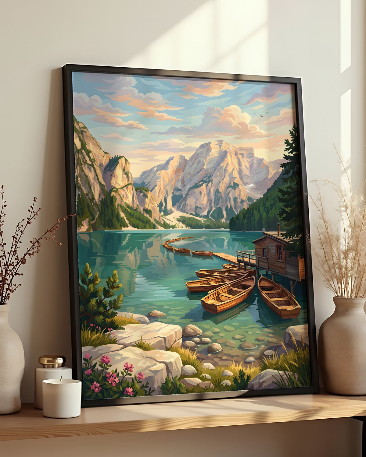 Lac des Dolomites - Kit de Peinture Numéros