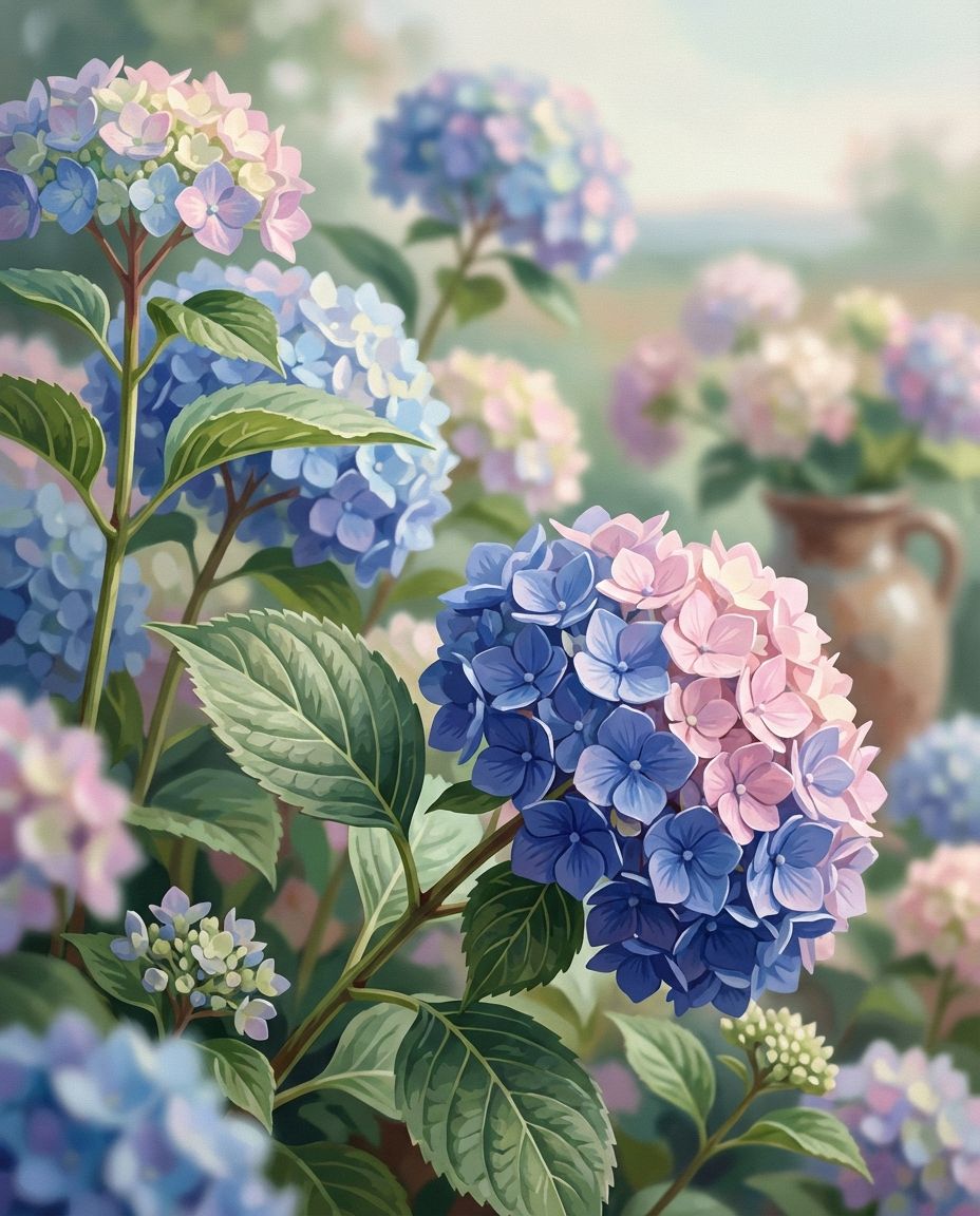 Kit peinture par numéros florale - bouquets, pivoines et jardins à peindre