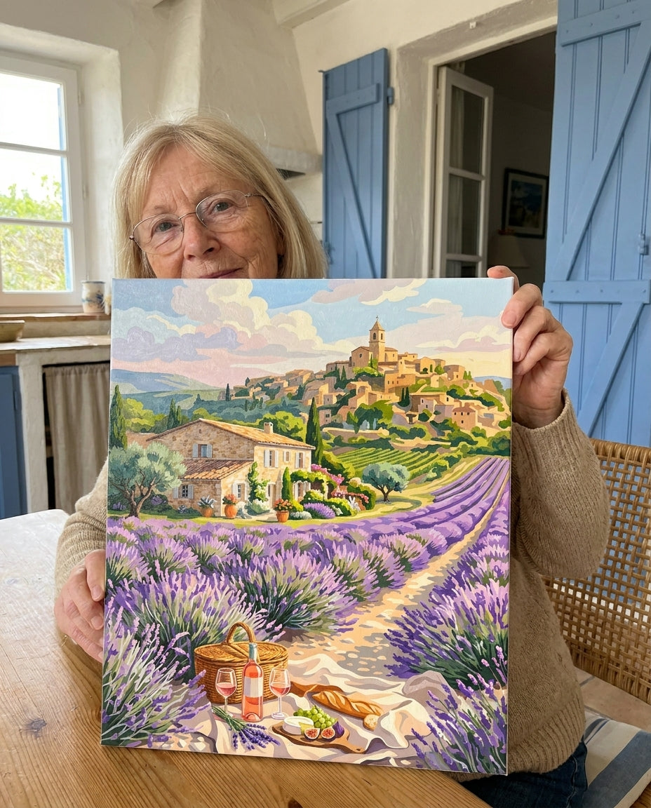 Avis d'une cliente Monalulu qui a peint la peinture par Numéros Pique Nique Provençal