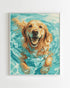 Diamond Painting Animaux - Golden Retriever Nageur