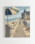 Diamond Painting Villes - Plage Deauville Normandie