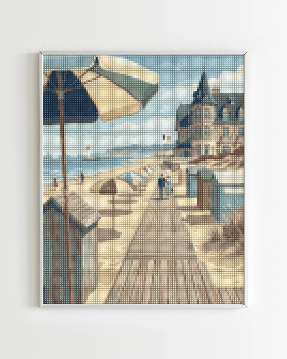 Diamond Painting Villes - Plage Deauville Normandie
