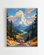 Kit Peinture par Numéros Nature - Échappée en Montagne