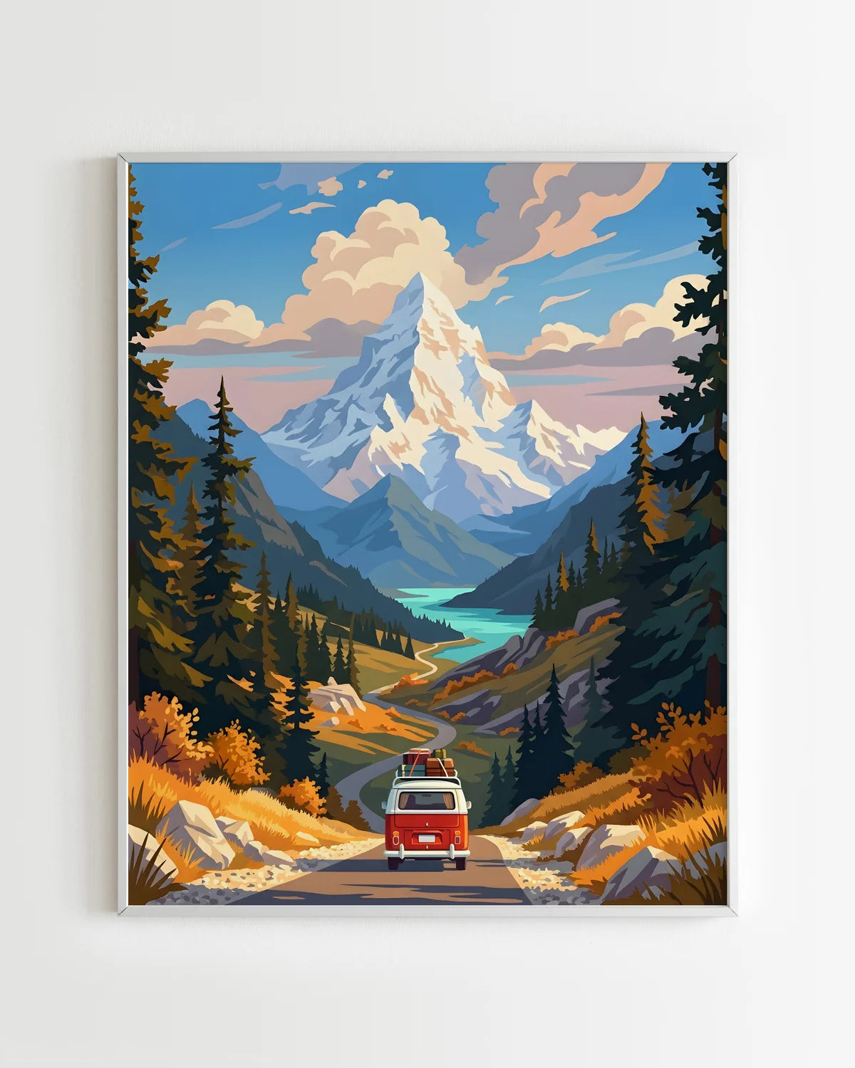 Kit Peinture par Numéros Nature - Échappée en Montagne