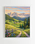Kit Peinture par Numéros Nature - Val di Funes