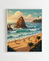Kit Peinture par Numéros Villes - Couché de soleil à Biarritz