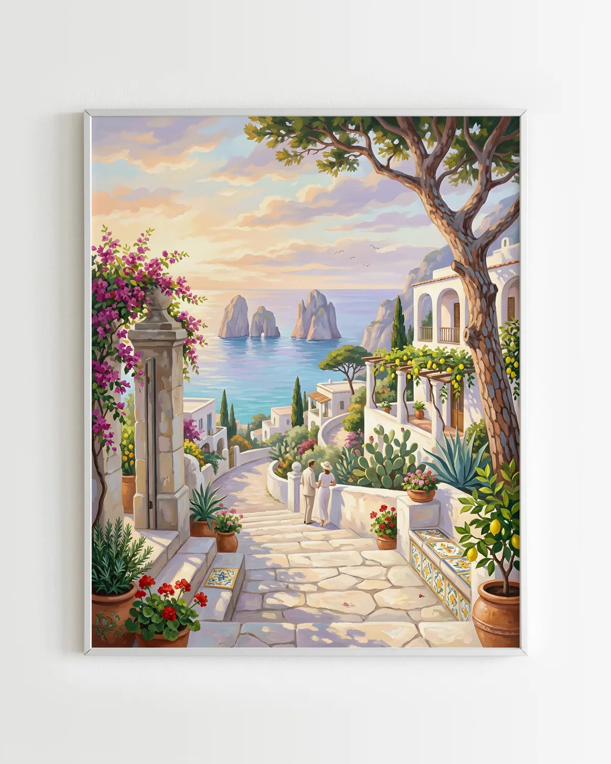 Kit Peinture par Numéros Villes - Échappée à Capri