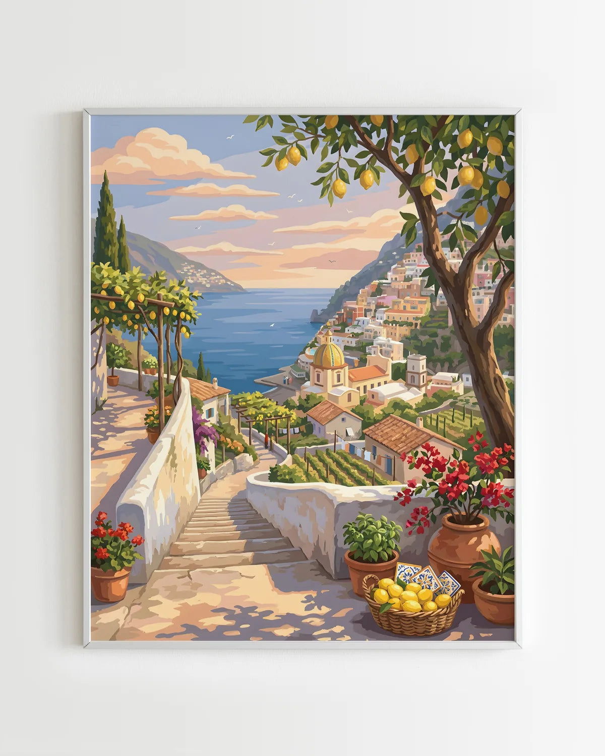 Kit Peinture par Numéros Villes - Été à Amalfi