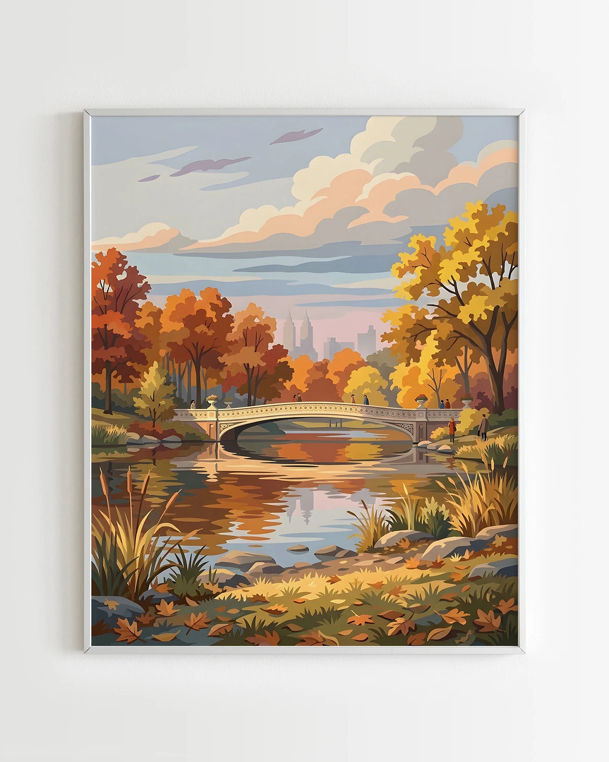 Peinture par Numéros Villes - Bow Bridge Central Park New York