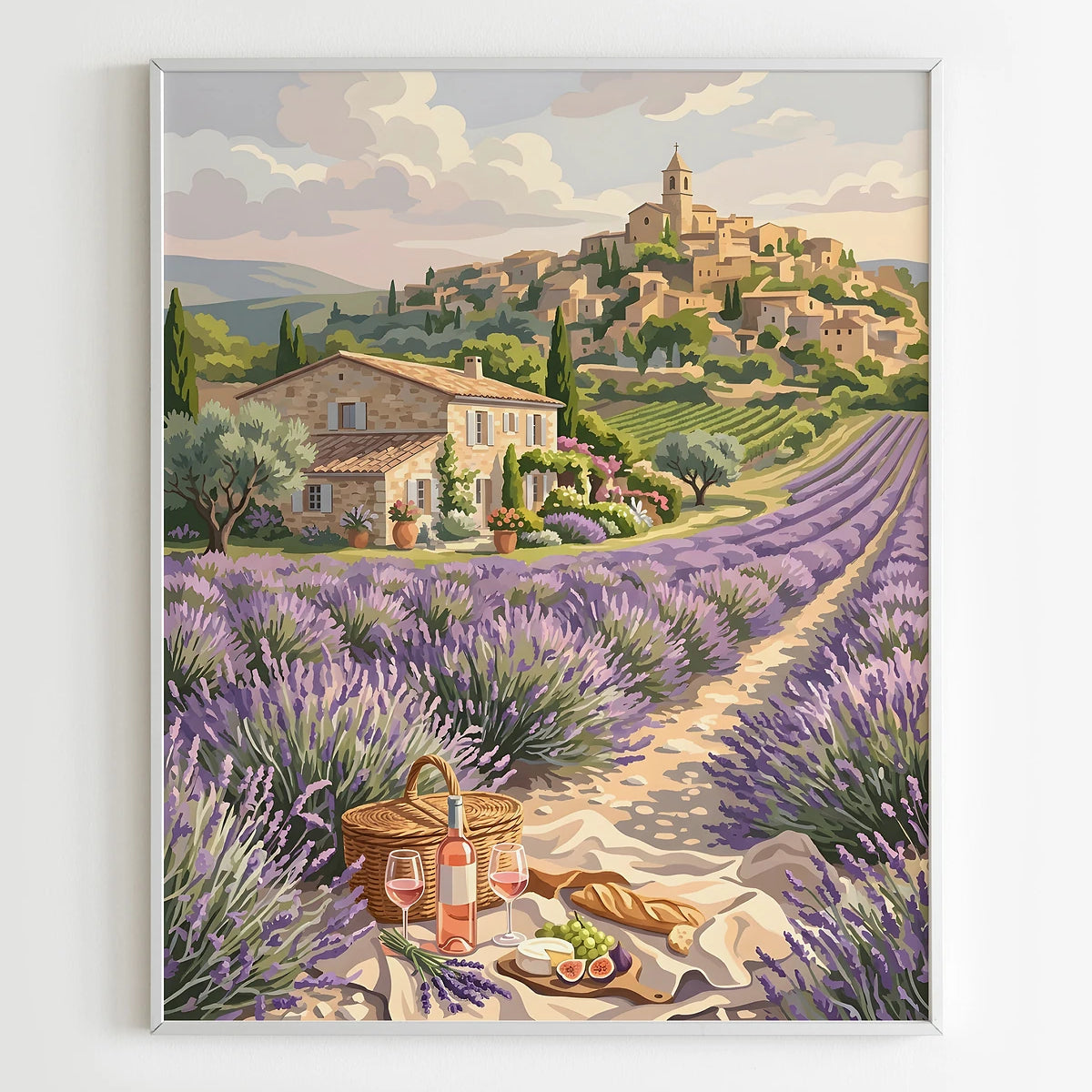 Peinture par Numéros Villes - Pique Nique Provençal