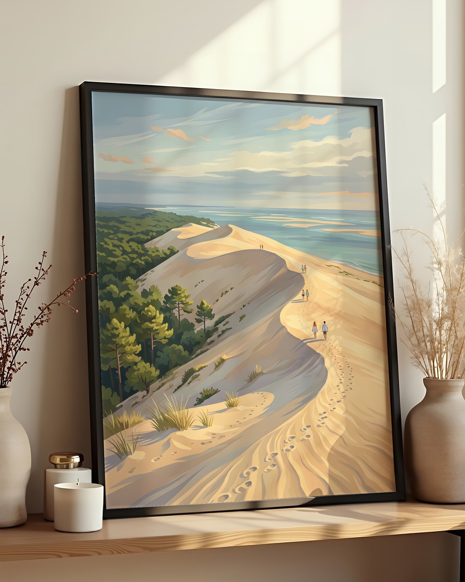 Résultat encadré - Peinture par Numéros - Dune du Pilat